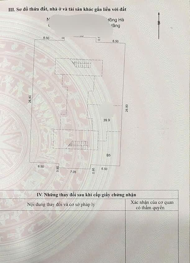 Bán nhà Lò Đúc - diện tích 70m2 1 tầng - 3 phòng ngủ - giá 5,95 tỷ