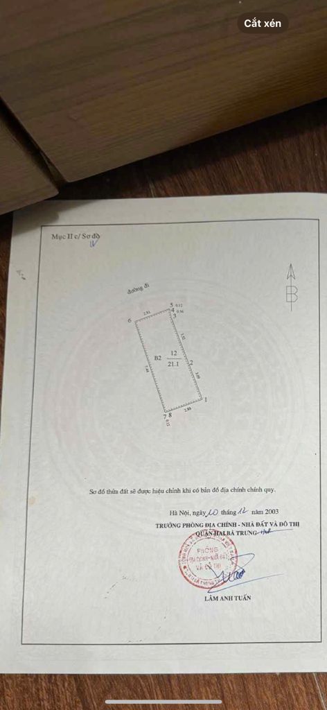 Bán nhà Minh Khai - diện tích 21.1m2 2 tầng - Ngõ thông thoáng sáng - giá 8 tỷ