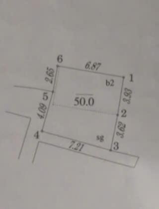 Bán nhà Trương Định - diện tích 50m2 2 tầng - HCĐC - giá 6,7 tỷ