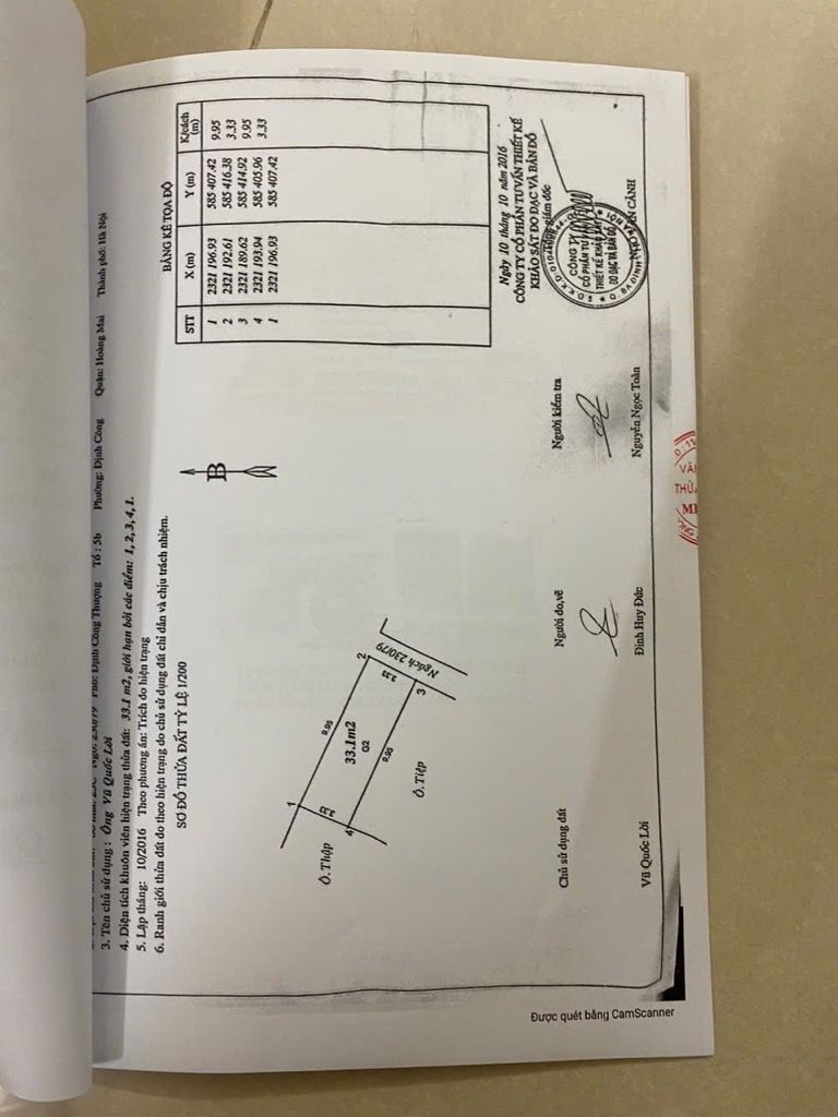 Bán nhà Định Công Thượng - diện tích 33.1m2 3 tầng - nhà đẹp hiếm có - giá 3 tỷ