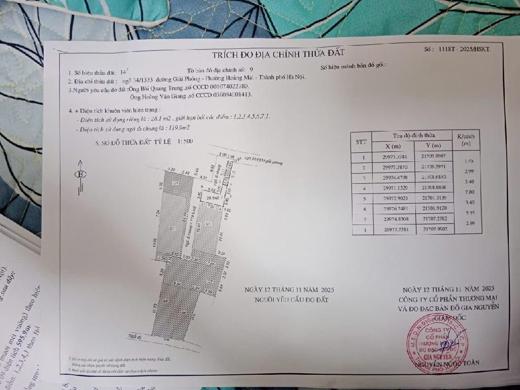 Bán nhà Giải Phóng - diện tích 28m2 3 tầng - Nhà mới ở ngay - giá 4,4 tỷ