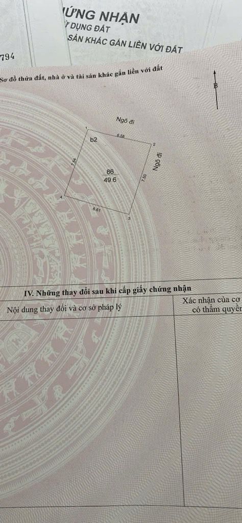 Bán nhà Ngõ Văn Hương - diện tích 49.6m2 1 tầng - Lô góc - giá 8,2 tỷ
