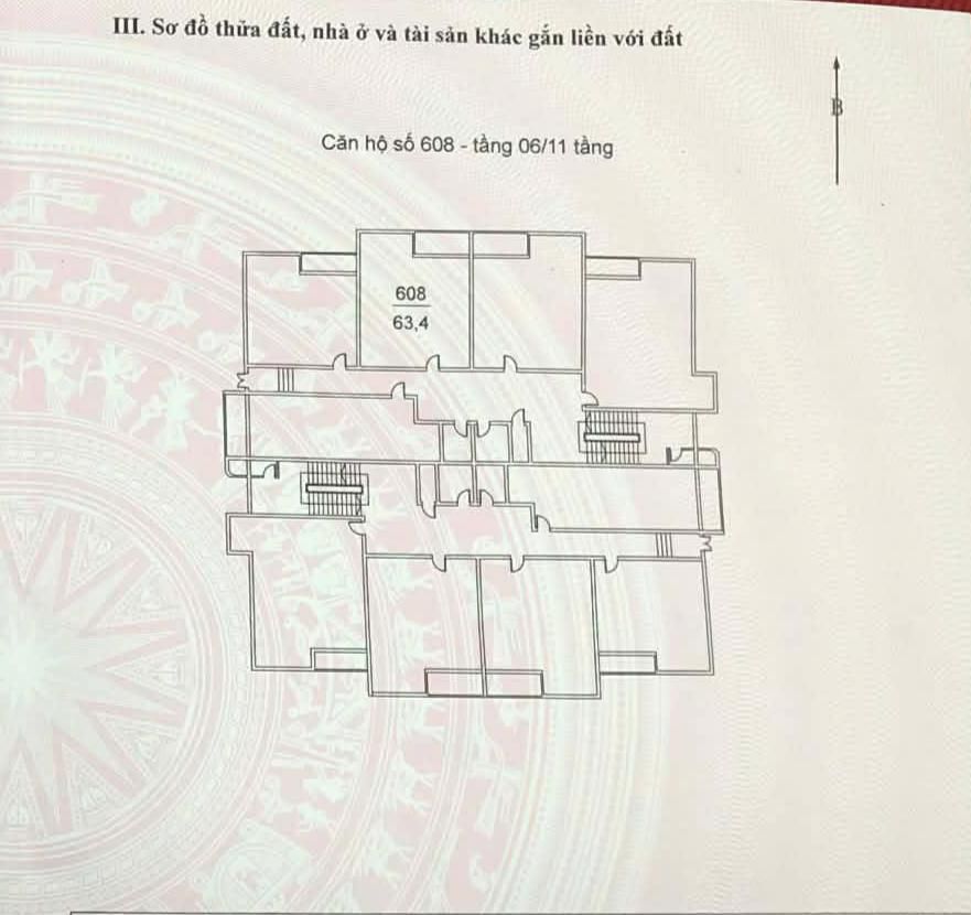 Bán nhà Đền Lừ - diện tích 64m2 6 tầng - Căn hộ tầng 6 thang máy - giá 4,8 tỷ