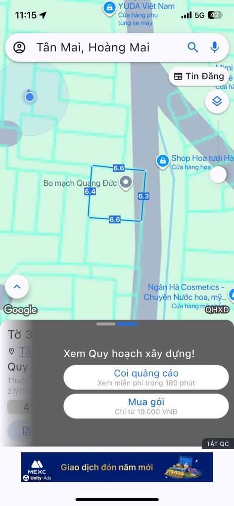 Bán nhà Tân Mai - diện tích 41m2 2 tầng - Mặt ngõ ô tô tránh kinh doanh sầm uất - giá 10,5 tỷ