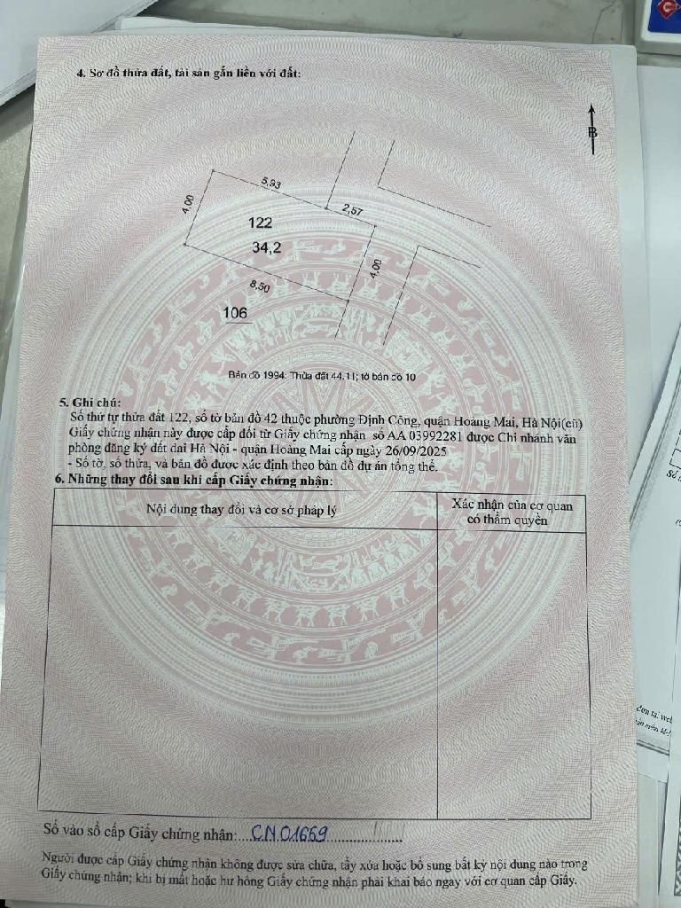 Bán nhà Định Công Thượng - diện tích 34.2m2 5 tầng - FULL CÔNG NĂNG - giá 10,2 tỷ