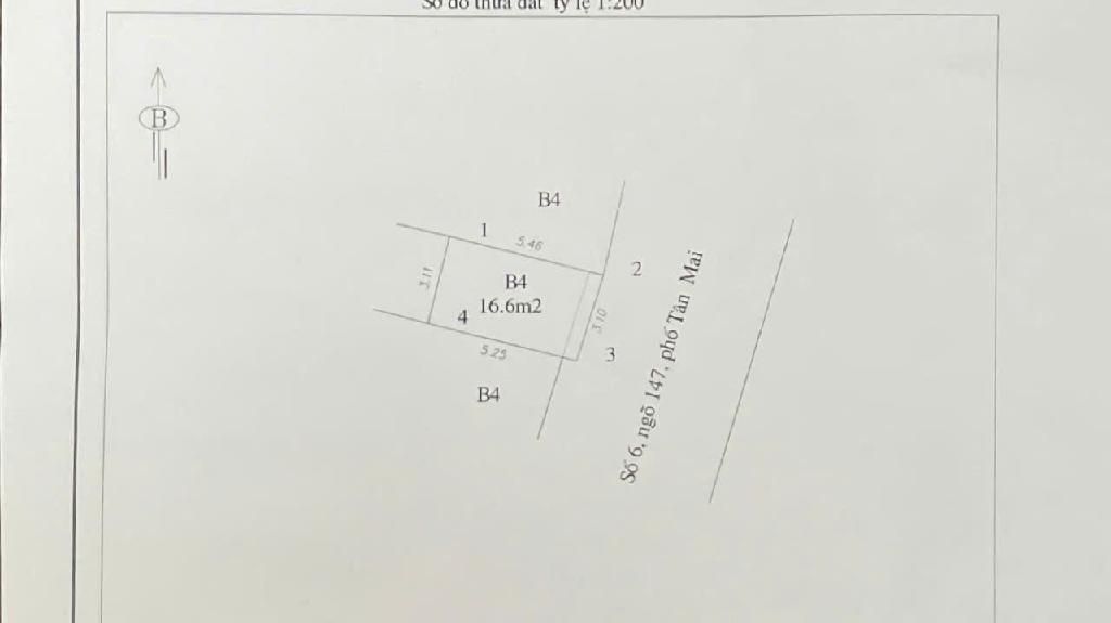 Bán nhà Tân Mai - diện tích 12m2 4 tầng - ô tô tránh - giá 3,8 tỷ