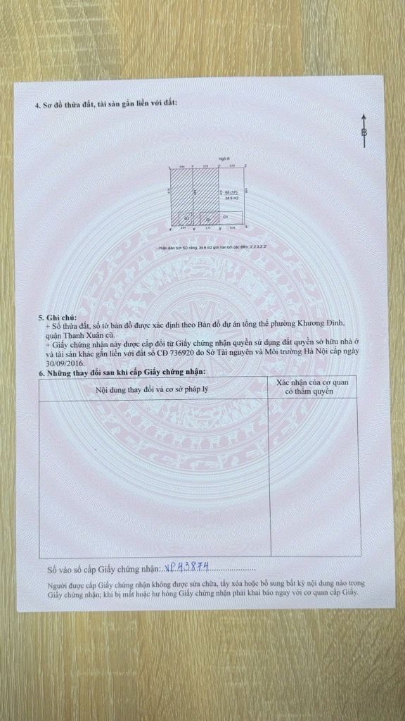 Bán nhà Khương Hạ - diện tích 34.8m2 5 tầng - Ô TÔ TRÁNH 20M - giá 11,3 tỷ