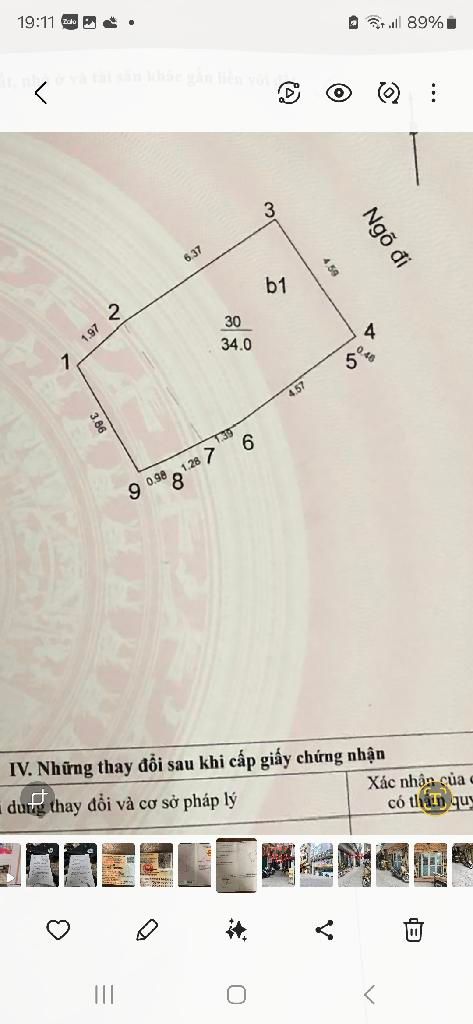 Bán nhà Minh Khai - diện tích 34m2 2 tầng - Ô TÔ - KINH DOANH - giá 11,9 tỷ