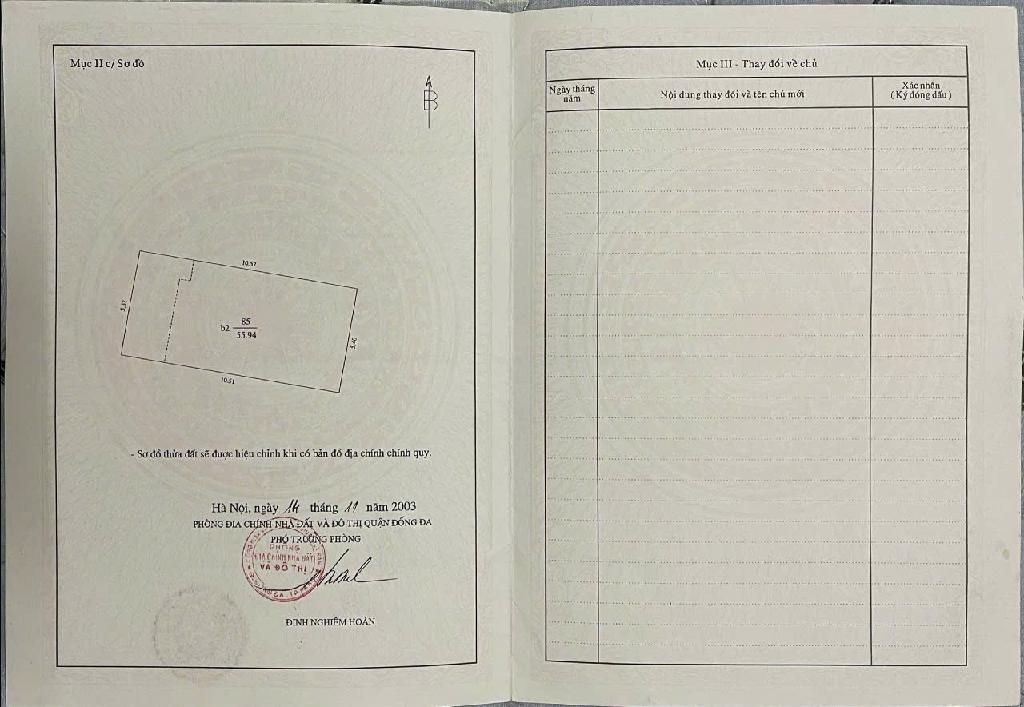 Bán nhà Đường Láng - diện tích 55,9m2 2,5 tầng - ô tô tránh - giá 17,35 tỷ