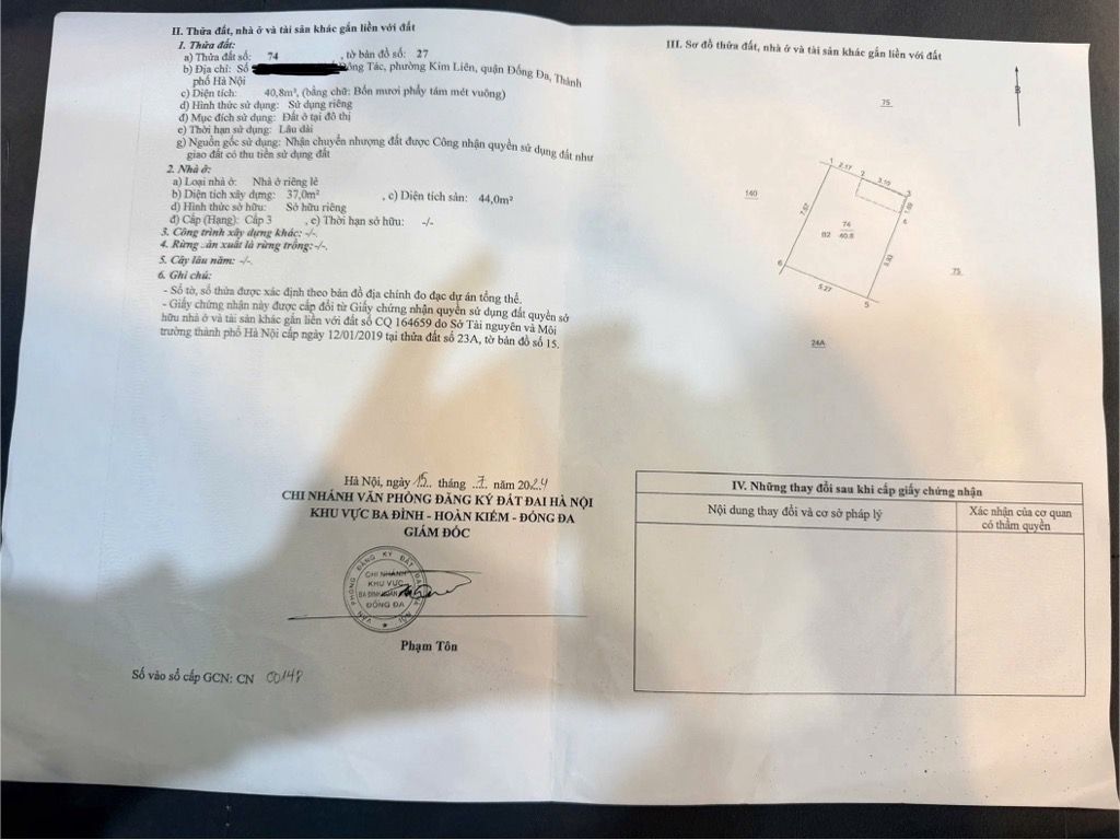 Bán nhà Đông Tác - diện tích 40.8m2 5 tầng - Nhà lô góc 2 mặt thoáng - giá 13,6 tỷ