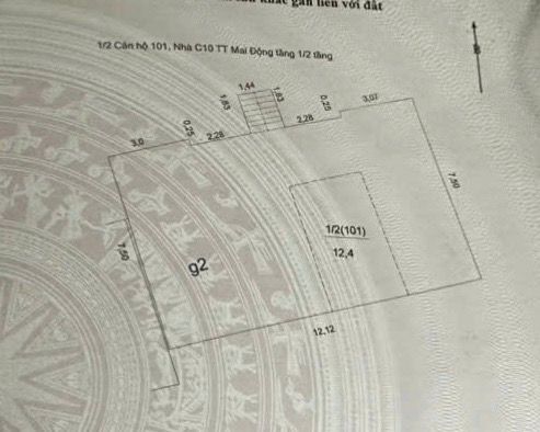 Bán nhà Mai Động - diện tích 55m2 2 tầng - ô tô đỗ cửa - giá 3,49 tỷ