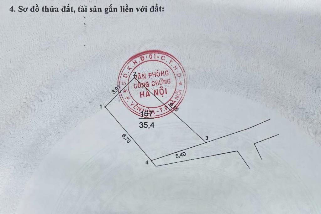 Bán nhà Nguyễn Đức Cảnh - diện tích 35.4m2 1 tầng - giá 5,4 tỷ
