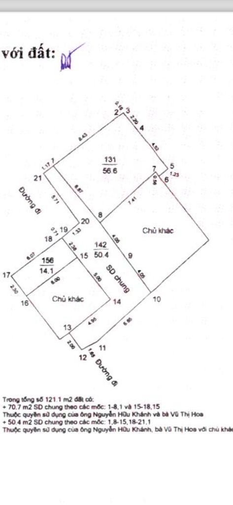 Bán nhà Minh Khai - diện tích 64m2 5 tầng - Ngõ thông rộng thoáng - giá 16,9 tỷ