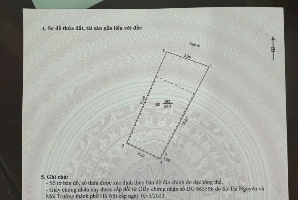Bán nhà Hoàng Văn Thái - diện tích 68,7m2 6 tầng - Thang máy - giá 18,6 tỷ