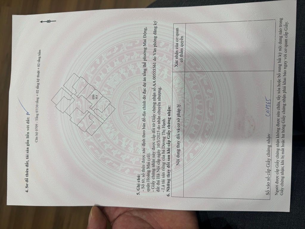 Bán nhà Lĩnh Nam - diện tích 94m2 7 tầng - 3 phòng ngủ - giá 7,9 tỷ