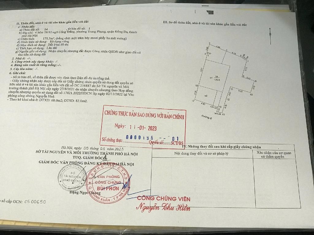 Bán nhà Cống Trắng - diện tích 50m2 1 tầng - Căn hộ P503 tòa CCMN - giá 2,7 tỷ
