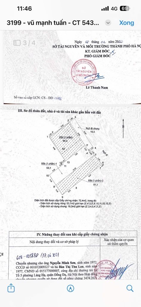 Bán nhà Vũ Ngọc Phan - diện tích 72,4m2 5 tầng - Phân lô cán bộ - giá 14,5 tỷ