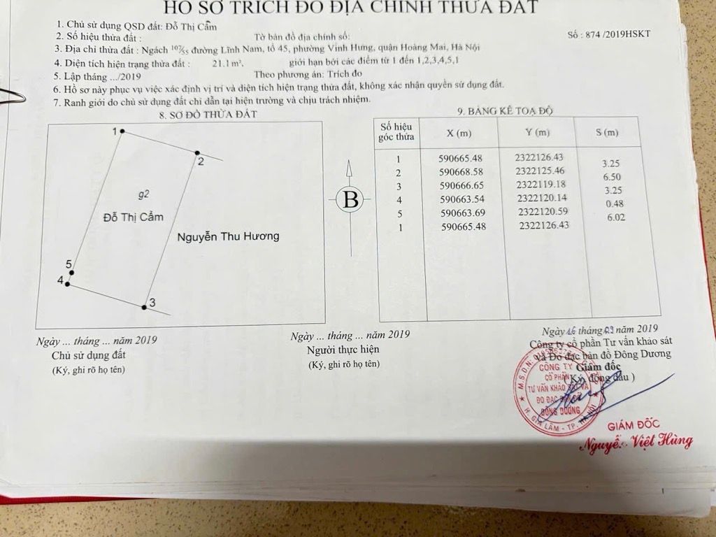 Bán nhà Tân Khai - diện tích 25m2 3 tầng - Ngõ 150 thông ra 179 Vĩnh Hưng - giá 2,85 tỷ