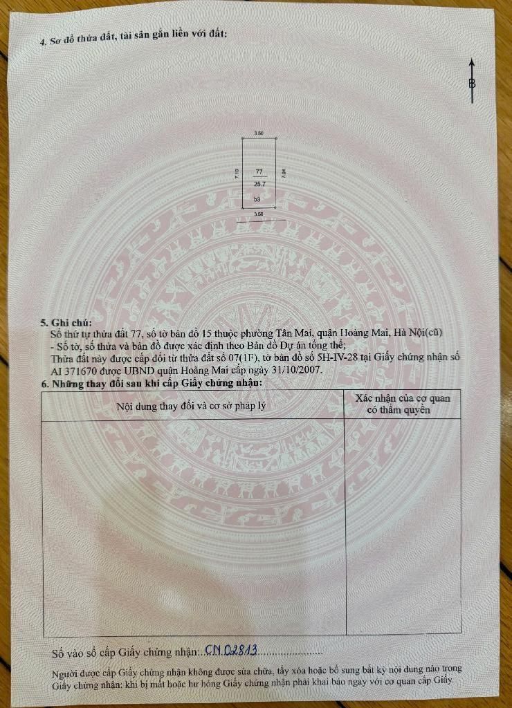 Bán nhà Tân Mai - diện tích 26m2 5 tầng - nhà đẹp đủ công năng - giá 8,6 tỷ