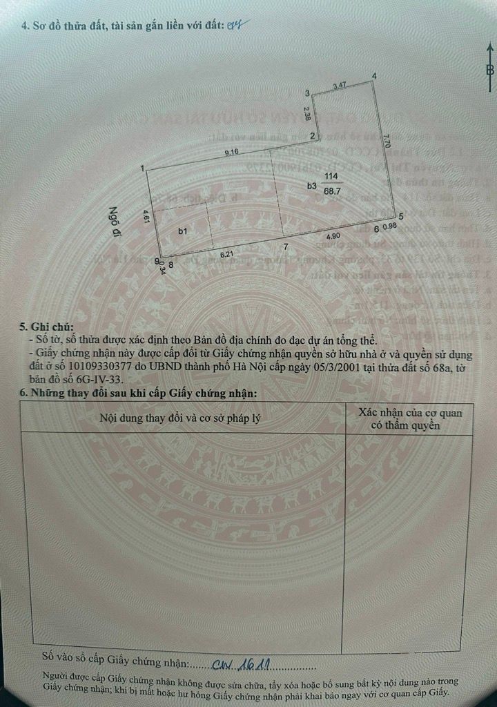 Bán nhà Trường Chinh - diện tích 68.7m2 7 tầng - Nhà 2 thoáng, thang máy - giá 24,5 tỷ