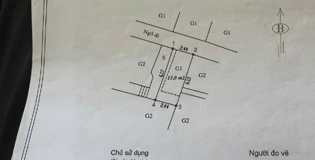 Bán nhà Tân Mai - diện tích 15m2 1 tầng - gần ô tô - giá 1,32 tỷ