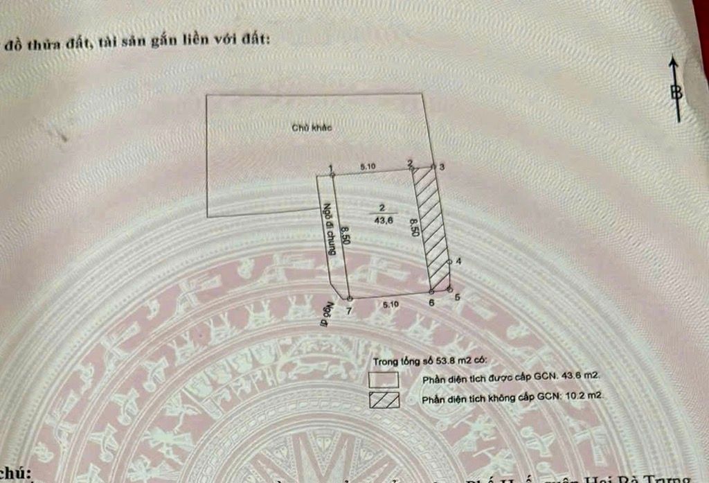 Bán nhà Trần Khát Chân - diện tích 55m2 5 tầng - HÀNG HIẾM TRẦN KHÁT CHÂN - 15M RA OTO 40M RA PHỐ - MẶT TIỀN 8.5M - giá 11,9 tỷ