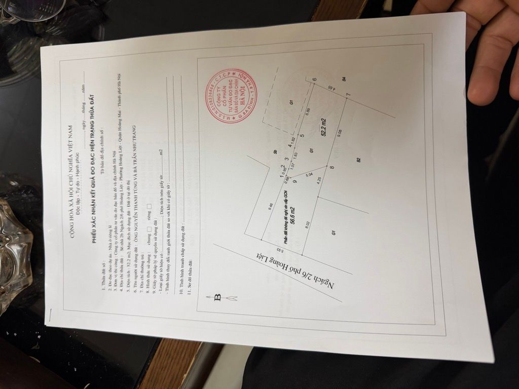 Bán nhà Hoàng Liệt - diện tích 109m2 1 tầng - Ô TÔ - giá 10,5 tỷ