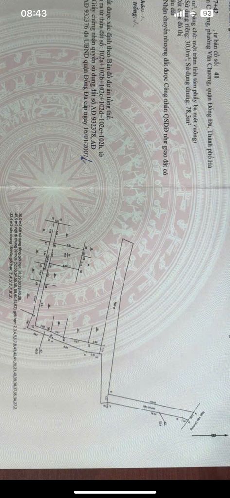 Bán nhà Văn Chương - diện tích 30m2 6 tầng - Ô tô đỗ cổng - giá 15 tỷ