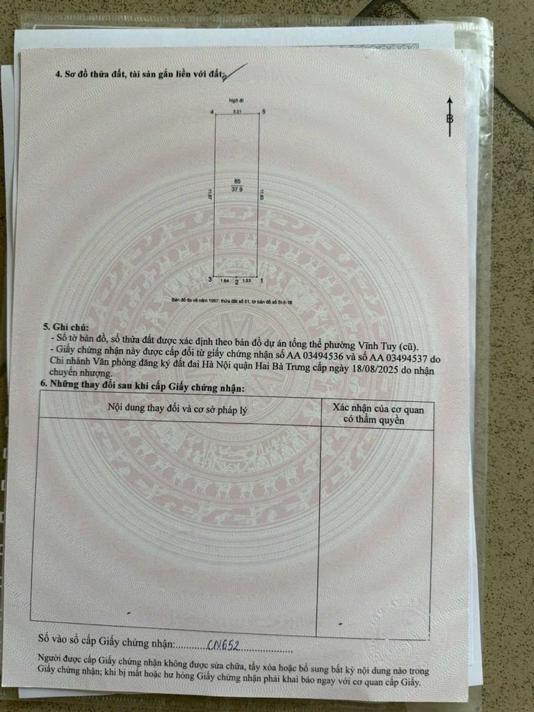 Bán nhà Minh Khai - diện tích 38m2 6 tầng - thang máy - giá 14,8 tỷ