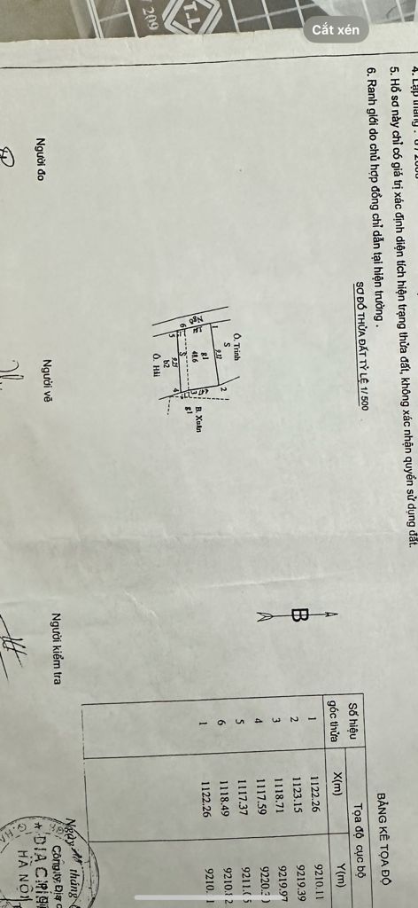 Bán nhà Giải Phóng - diện tích 47.5m2 1 tầng - Nhà cấp 4, phù hợp xây nhà ở - giá 2,55 tỷ