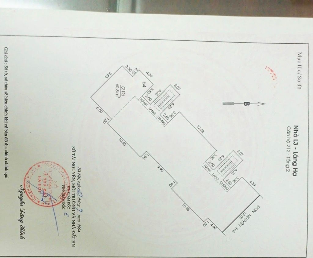 Bán nhà Thái Thịnh - diện tích 61m2 2 tầng - Lô góc - giá 9,7 tỷ