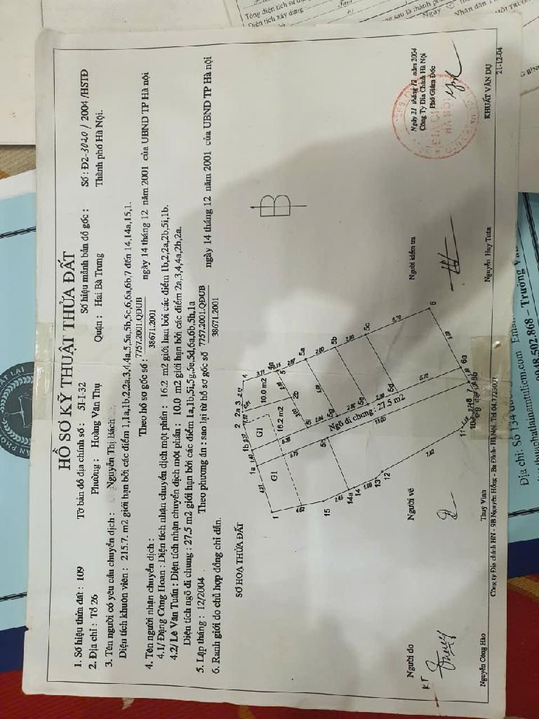 Bán nhà Hoàng Mai - diện tích 16,2m2 4 tầng - Ngõ thông - giá 3,5 tỷ