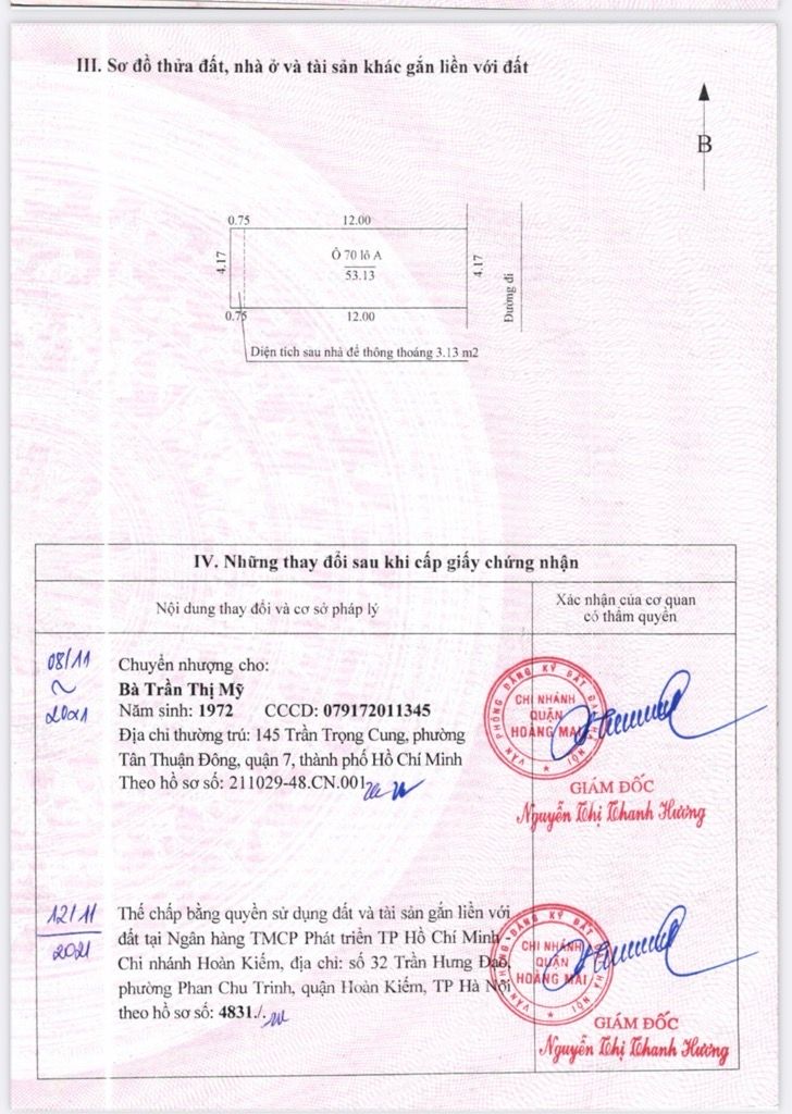 Bán nhà Nguyễn Cảnh Dị - diện tích 53.1m2 4 tầng - ô tô tránh - giá 16,8 tỷ