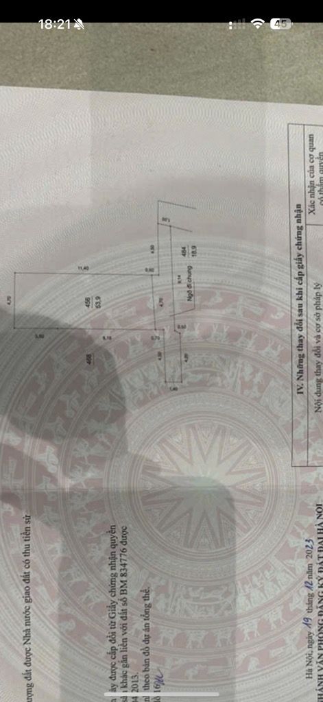 Bán nhà Tam Trinh - diện tích 54m2 2 tầng - nhà cũ, bán đất - giá 11,5 tỷ