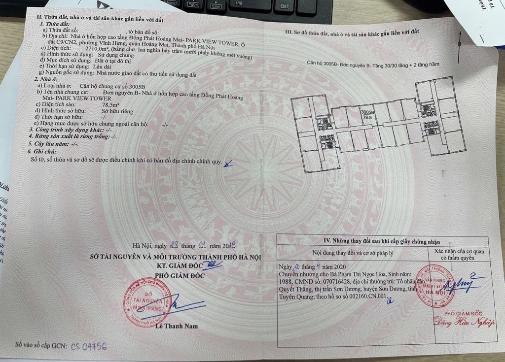 Bán nhà Vĩnh Hưng - diện tích 79m2 1 tầng - Căn góc 2 thoáng - giá 5,9 tỷ