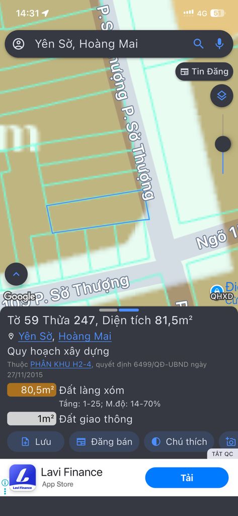 Bán nhà Sở Thượng - diện tích 82.5m2 1 tầng - Mặt phố, mặt tiền rộng - giá 19,4 tỷ