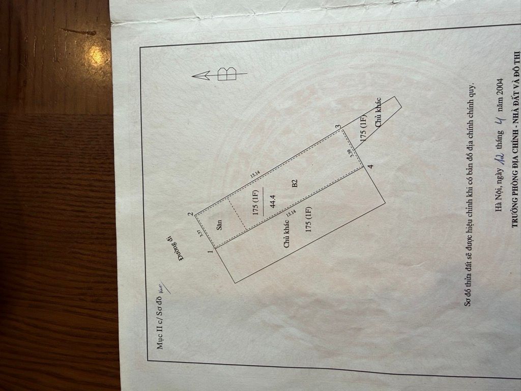 Bán nhà Minh Khai - diện tích 44.4m2 2 tầng - Ngõ thông - giá 9 tỷ