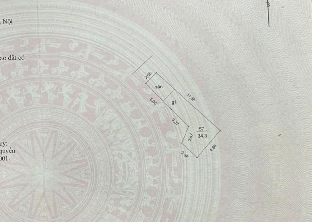 Bán nhà Gốc Đề - diện tích 34,3m2 3 tầng - nhà đẹp full nội thất - giá 6,2 tỷ