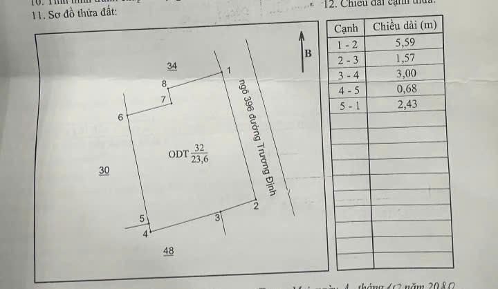 Bán nhà Trương Định - diện tích 24m2 4 tầng - Ô tô tránh - giá 5,25 tỷ