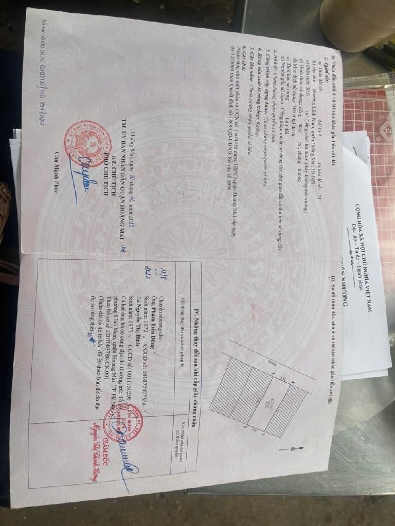 Bán nhà Lĩnh Nam - diện tích 30m2 5 tầng - SIÊU PHẨM DÂN XÂY - giá 6,9 tỷ