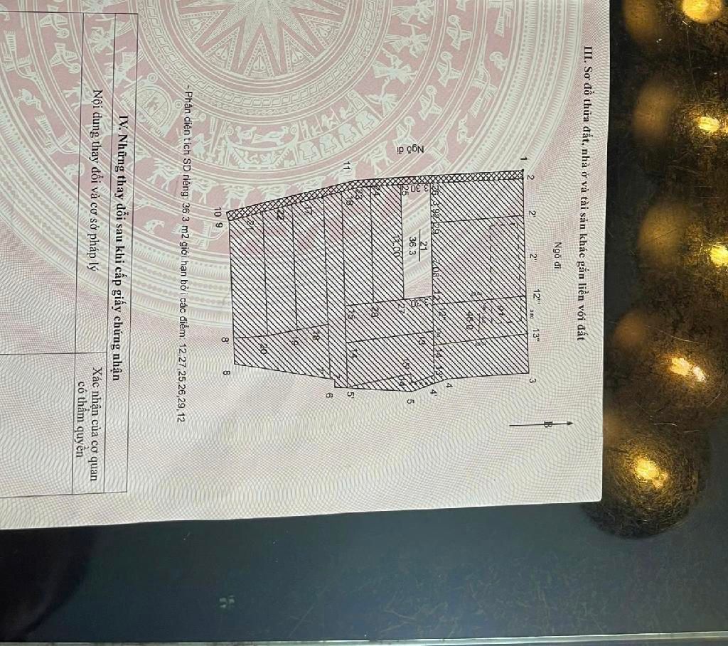 Bán nhà Bùi Xương Trạch - diện tích 36,3m2 5 tầng - Ngõ thông, thoáng sáng - giá 13 tỷ