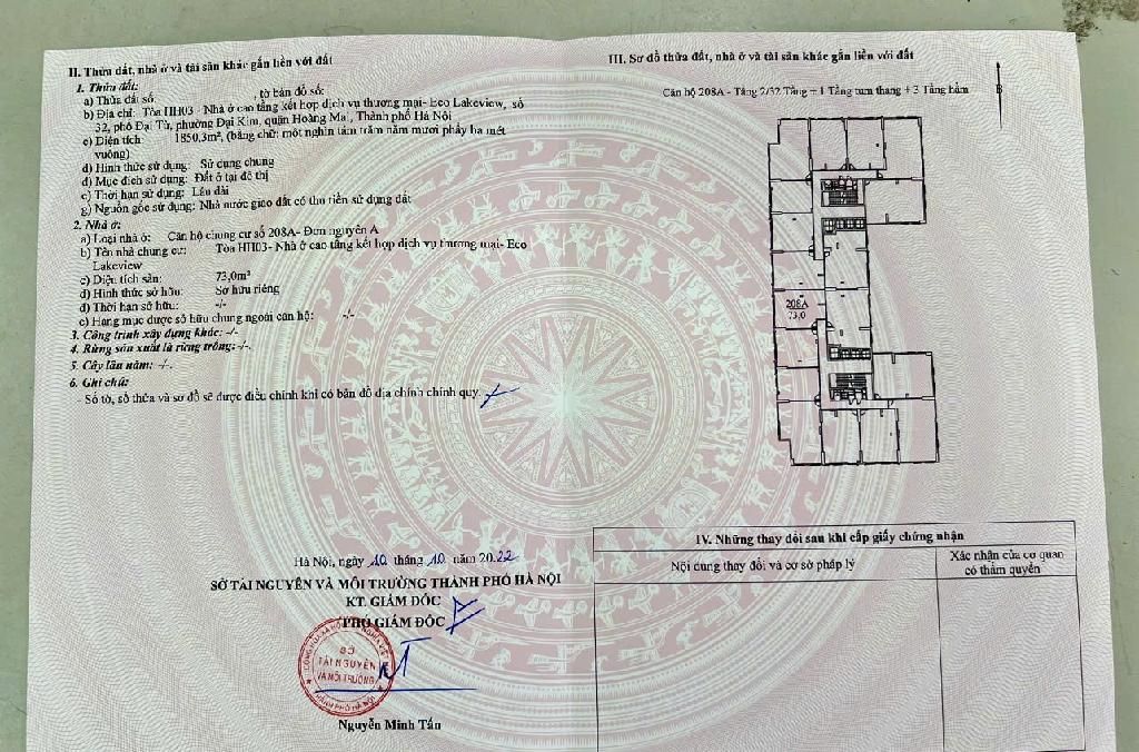 Bán nhà Hoàng Liệt - diện tích 266m2 2 tầng - CĂN HỘ SÂN VƯỜN VIEW CỰC THOÁNG SÁNG - giá 21 tỷ