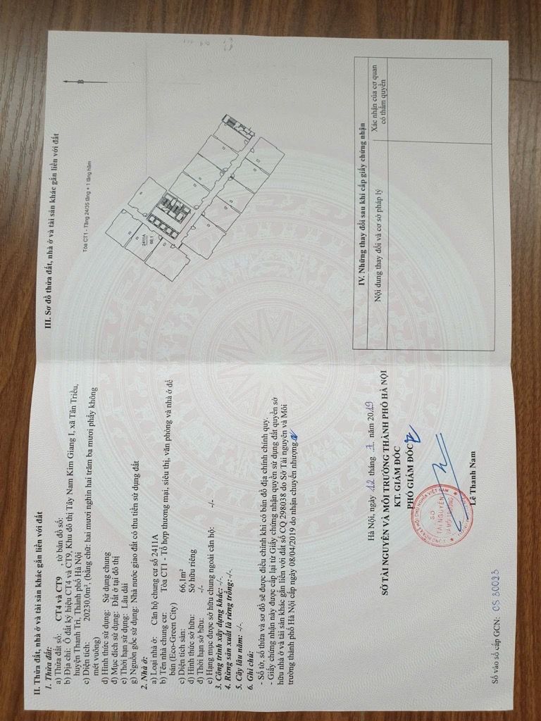 Bán nhà Nguyễn Xiển - diện tích 66.1m2 1 tầng - Chung cư Ecogreen - giá 6,25 tỷ