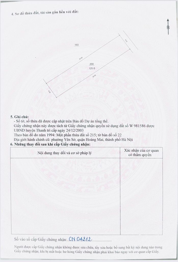 Bán nhà Yên Duyên - diện tích 125m2 1 tầng - Đất đẹp, ngõ thông - giá 16,8 tỷ