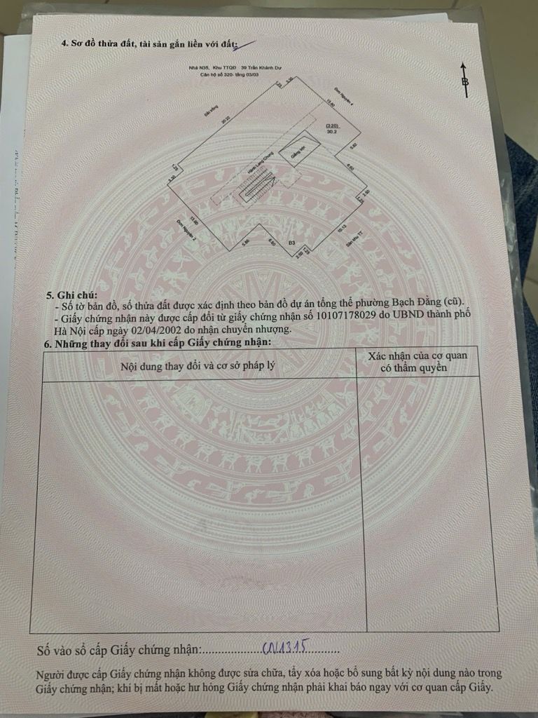 Bán nhà Trần Khánh Dư - diện tích 150m2 3 tầng - Siêu phẩm ở ngay quận Hai Bà Trưng - giá 5,89 tỷ