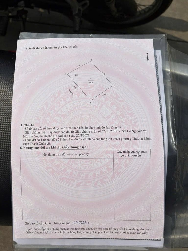 Bán nhà Nguyễn Trãi - diện tích 24m2 3 tầng - ô tô tránh - giá 4,3 tỷ