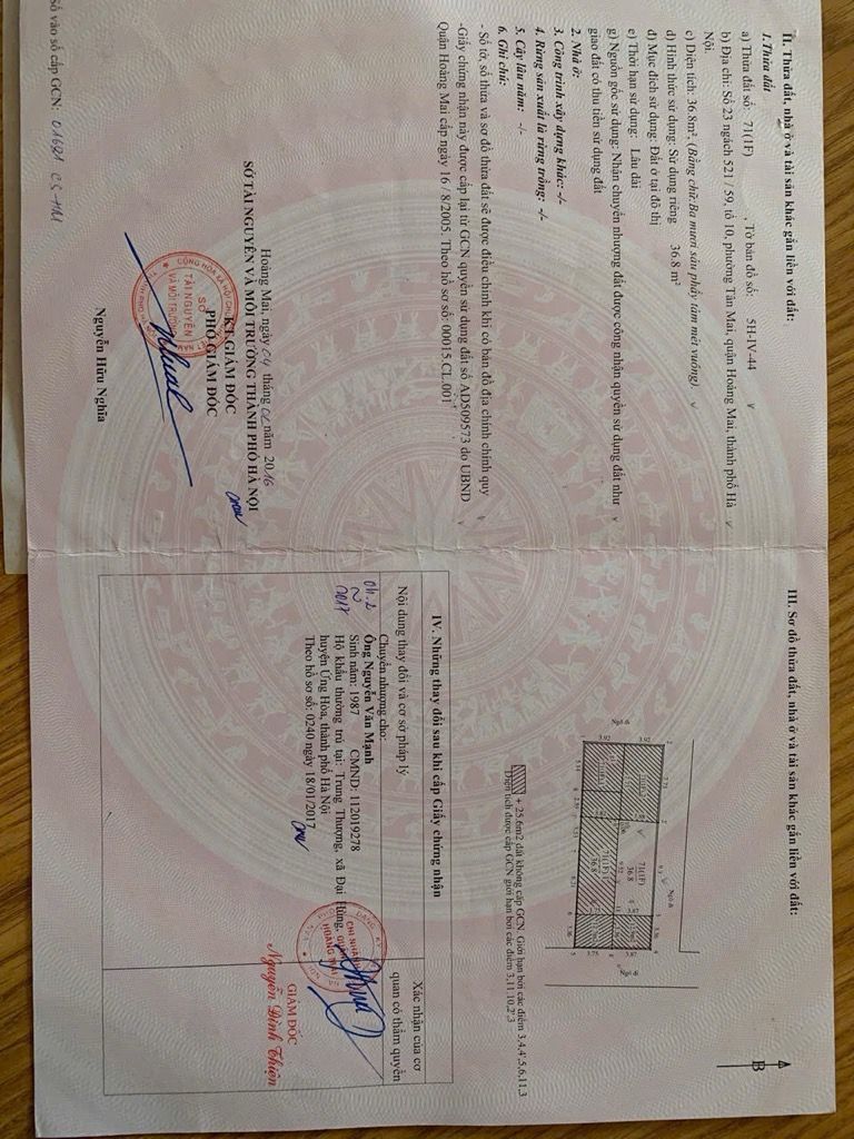 Bán nhà Nguyễn Chính - diện tích 37m2 5 tầng - ô tô đỗ cửa - giá 10,5 tỷ