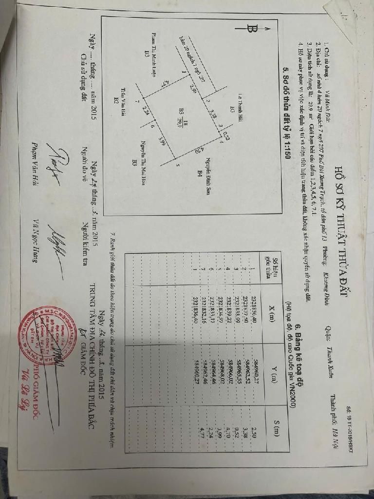 Bán nhà Bùi Xương Trạch - diện tích 29,9m2 3 tầng - Nhà chưa sổ - giá 3,15 tỷ