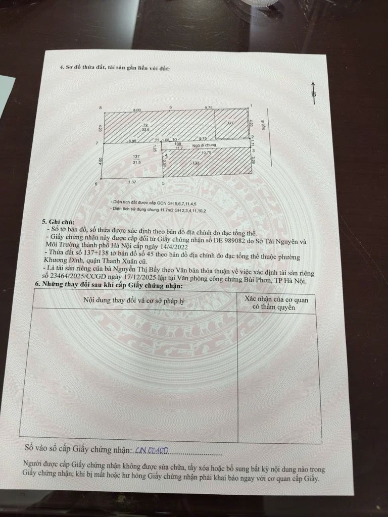 Bán nhà Bùi Xương Trạch - diện tích 31.5m2 5 tầng - ngõ ô tô - giá 8,9 tỷ