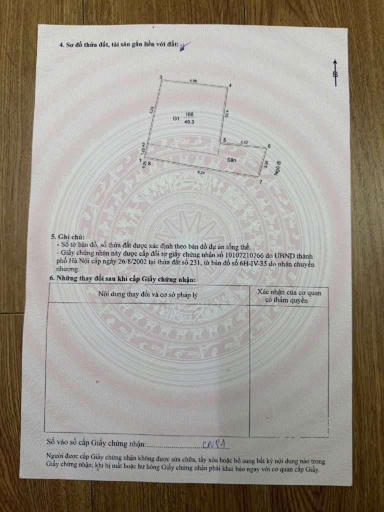 Bán nhà Thanh Nhàn - diện tích 41m2 6 tầng - Nhà xây mới có GPXD - giá 15,6 tỷ